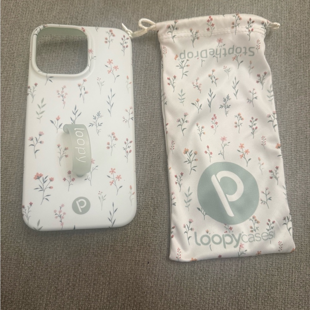 Loopy Whispering Wildflowers iPhone 14 Pro Max Case - Picture 2 of 2